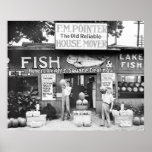 Fish and Fruit: 1936 Print
