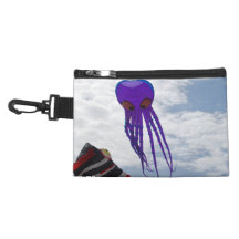 Fish and Octopus Kites Accessory Bag