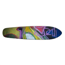 Fish and the Swiss Cheese Underground skateboards by cryptidzoo Fish and the Swiss Cheese Underground skateboards