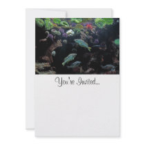 Fish and Underwater Aquatic Life Photo Invitations