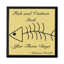Fish and Visitors Stink Magnet
