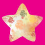 Fish and Waves in Red Star Stickers