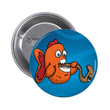 Fish and Worm Buttons