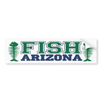 Fish Arizona bumper stickers by FishNHuntObsessions Fish Arizona bumper stickers