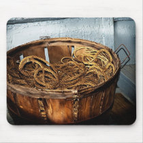 Fish Basket of Rope mousepads by mveronicar Fish Basket of Rope mousepads