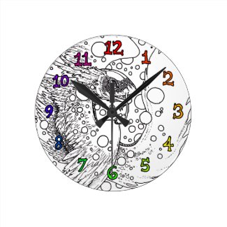 Fish-Bird Monster Clock