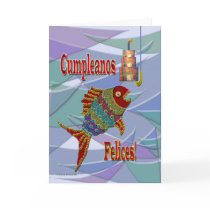 Fish Birthday Spanish/Mexican/Latino cards