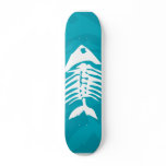 Fish Bones Skeleton Skateboard