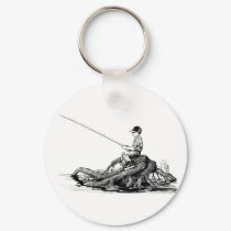 Fish / Boy Fishing keychains