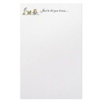 Fish Buggy and Bike Personalized Stationery