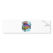 Fish bumper stickers by FunGraphix Fish bumper stickers