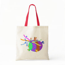Fish: cheerful shopper bags