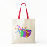 Fish: cheerful shopper tote bags