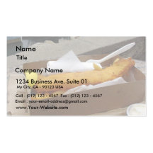 Fish Chips Business Card