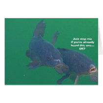 Fish comedian cards