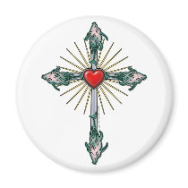 Fish-Cross-Heart magnets