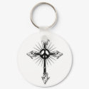 Fish-Cross-Peace keychains