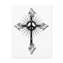 Fish-Cross-Peace postcards