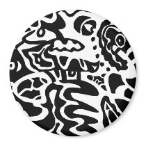 "Fish Disk" Abstract magnets by RLMdesignes "Fish Disk" Abstract magnets
