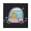 Fish Driving a Car - Magnet by andymcnally Fish Driving a Car - Magnet