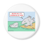 fish, evolution, overrated refrigerator magnet