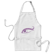 Fish Eye Abstract Apron