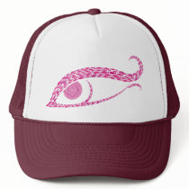 Fish Eye Abstract Art Hat