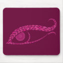 Fish Eye Abstract Art Mousepad mousepad