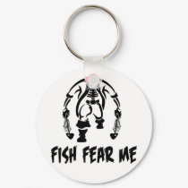 Fish Fear Me Pirate keychains