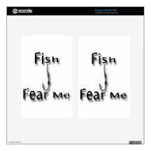 Fish Fear Me Skin For Kindle Fire