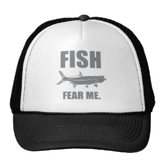 Fish Fear Me Hats | Zazzle