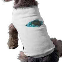 Fish fish dog clothes