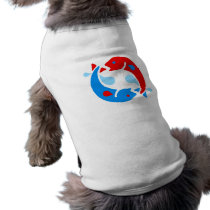 Fish fishes dog tee shirt