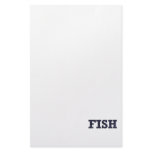 "Fish" fishing fan design Stationery