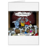 Fish Folk Singers Funny Gifts Tees & Collectibles Greeting Card