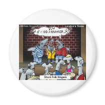 Fish Folk Singers Funny Gifts Tees & Collectibles magnets by beardiethor123 Fish Folk Singers Funny Gifts Tees & Collectibles magnets
