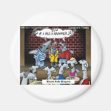 Fish Folk Singers Funny Gifts Tees & Collectibles Magnets