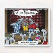 Fish Folk Singers Funny Gifts Tees & Collectibles mousepads