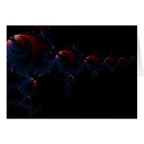 Fish - Fractal art Greeting Cards
