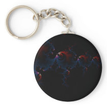 Fish - Fractal art Key Chain
