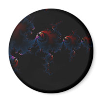 Fish - Fractal art Fridge Magnet