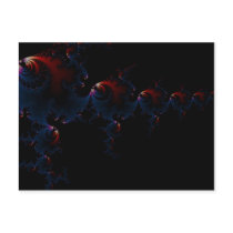 Fish - Fractal art Post Cards