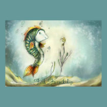 Fish Friendship posters