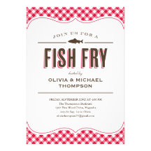 Fish Fry Party Invitations