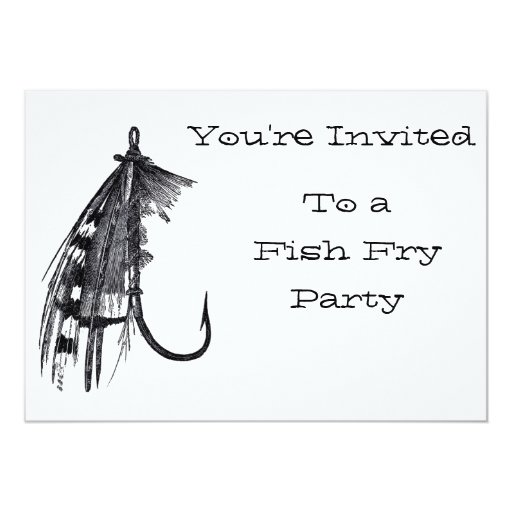 Fish Fry Party Invitations Zazzle
