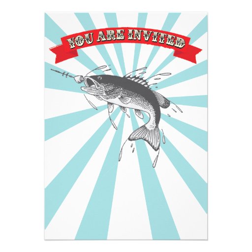 Fish Fry Party Poster Invitations