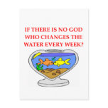fish god postcard