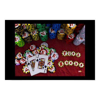 Fish Hooks - Big Slick Poker Poster by JBunner