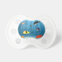Fish In The Ocean Baby Pacifiers