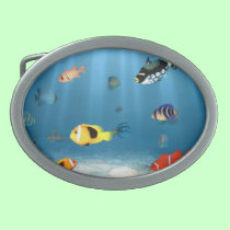 Fish In The Ocean belt buckles